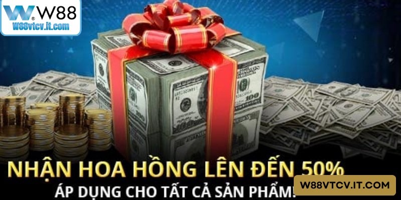 Giao diện trang quản trị dành riêng cho đối tác đại lý W88