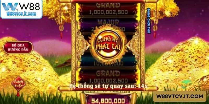 Nếu quay mãi không trúng bạn hãy thử thay đổi mức độ, thời điểm chơi