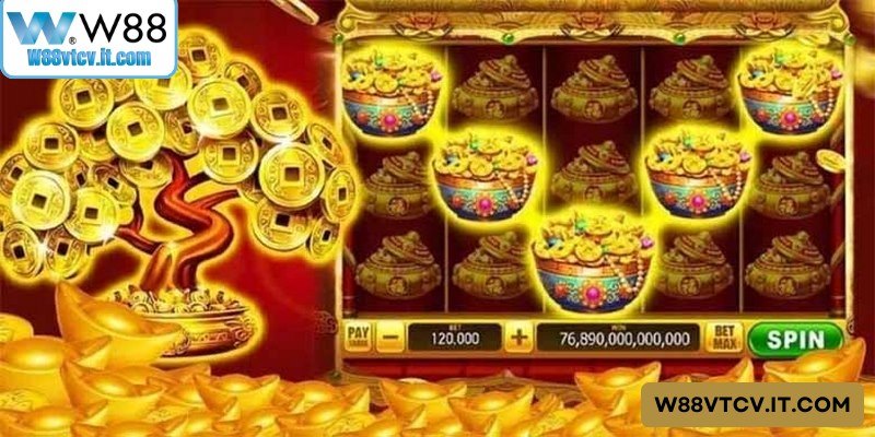 Nổ hũ cung hỷ phát tài W88 là tựa game đổi thưởng hấp dẫn bet thủ