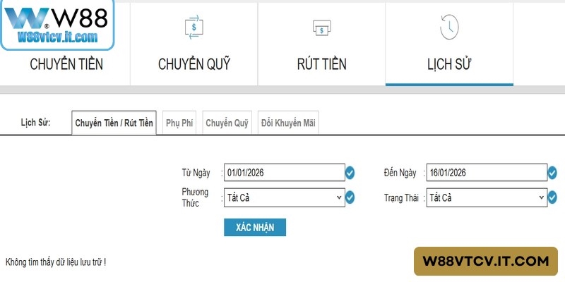 Sự minh bạch trong dữ liệu là yếu tố giúp rút tiền W88 diễn ra nhanh 